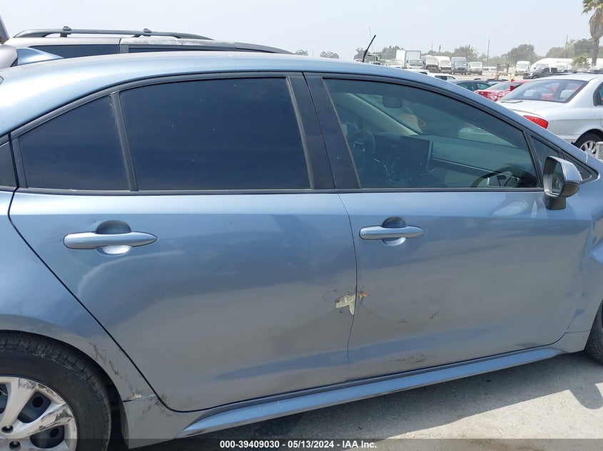 VIN JTDEPRAE1LJ107038 2020 TOYOTA COROLLA LE