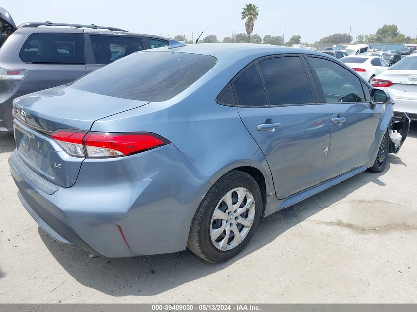 VIN JTDEPRAE1LJ107038 2020 TOYOTA COROLLA LE