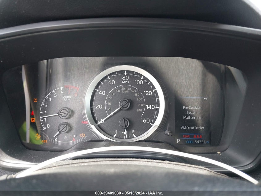 VIN JTDEPRAE1LJ107038 2020 TOYOTA COROLLA LE