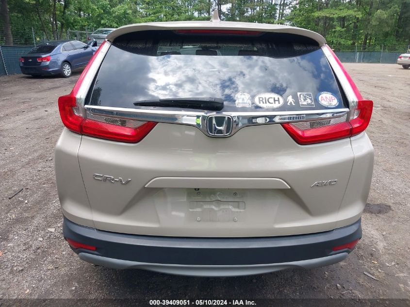 2018 Honda Cr-V Ex-L/Ex-L Navi VIN: 5J6RW2H81JL001695 Lot: 39409051