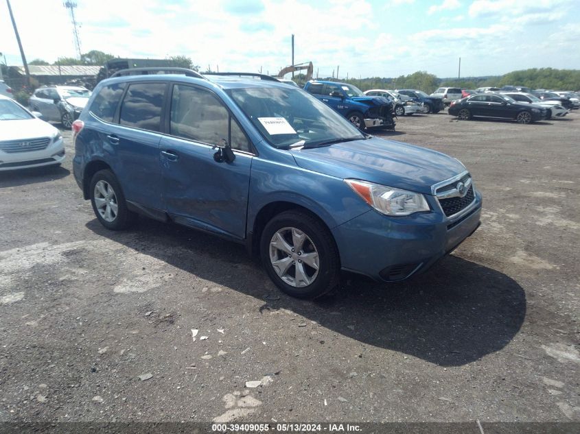 2015 Subaru Forester 2.5I Premium VIN: JF2SJAFC8FH531021 Lot: 39409055