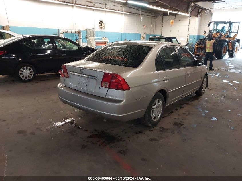 2002 Honda Civic Lx VIN: 2HGES16502H530011 Lot: 39409064