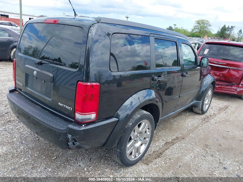 2011 Dodge Nitro Heat VIN: 1D4PT4GK1BW606950 Lot: 39409082