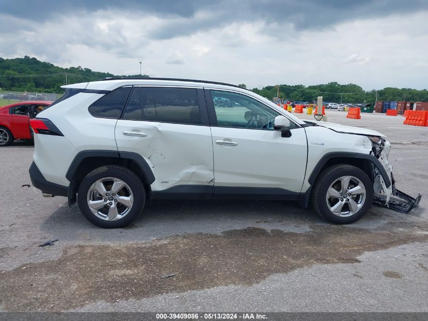 2020 Toyota Rav4 Limited Hybrid VIN: 4T3D6RFV2LU001741 Lot: 39409086
