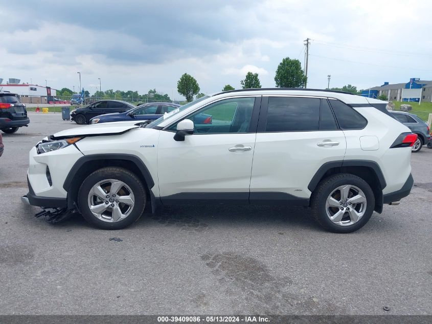 2020 Toyota Rav4 Limited Hybrid VIN: 4T3D6RFV2LU001741 Lot: 39409086