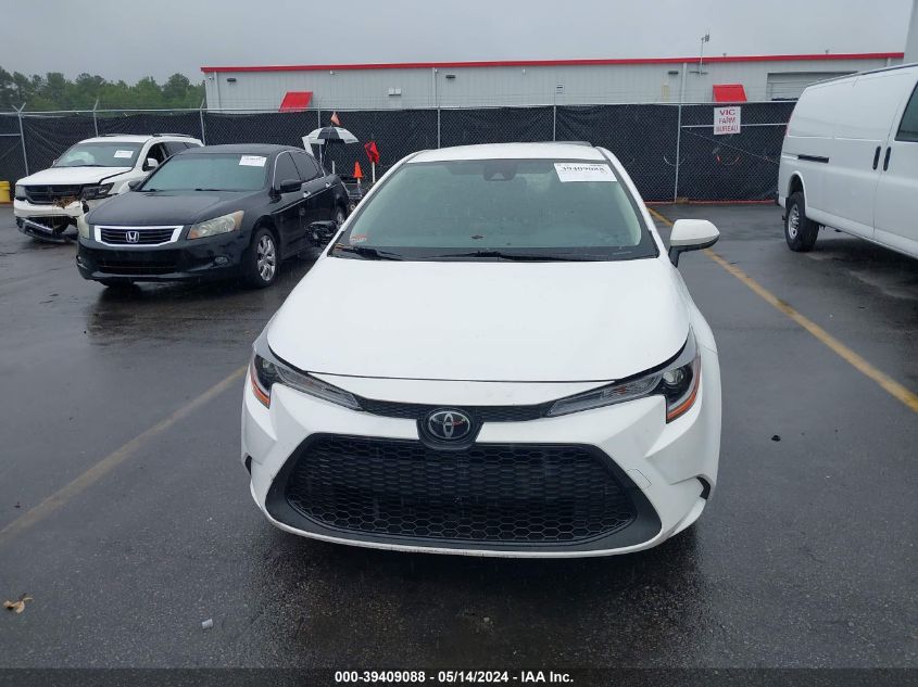 2022 Toyota Corolla Le VIN: JTDVPMAEXN3006588 Lot: 39409088