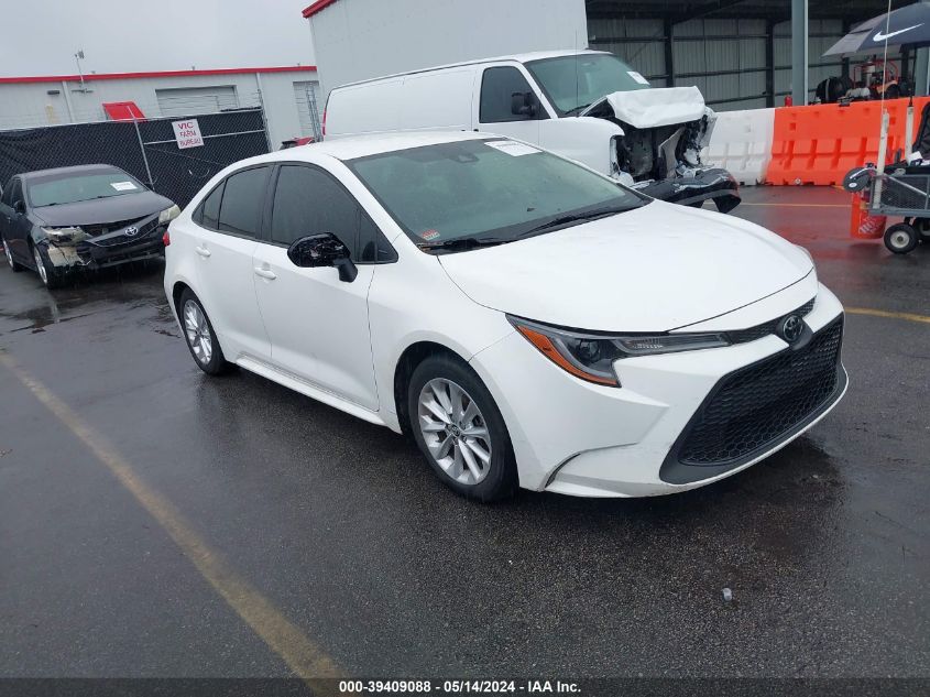 2022 Toyota Corolla Le VIN: JTDVPMAEXN3006588 Lot: 39409088