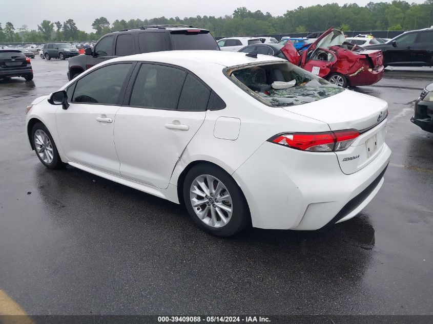 2022 Toyota Corolla Le VIN: JTDVPMAEXN3006588 Lot: 39409088