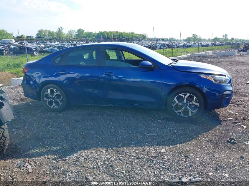 2020 Kia Forte Fe/Lxs VIN: 3KPF24AD1LE155598 Lot: 39409091