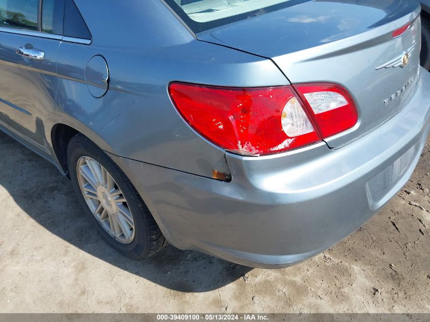 2008 Chrysler Sebring Limited VIN: 1C3LC66K78N196859 Lot: 39409100