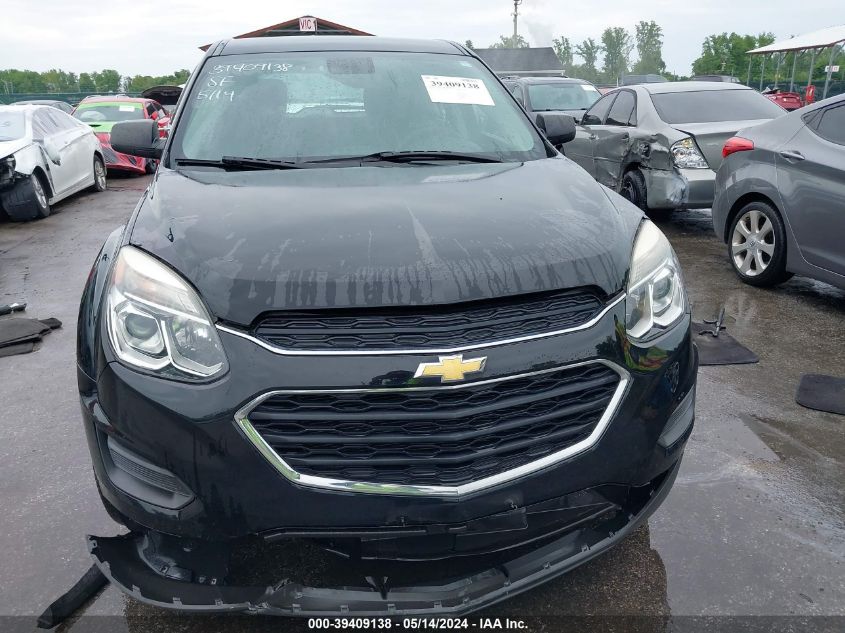 2016 Chevrolet Equinox Ls VIN: 2GNFLEEK2G6303623 Lot: 39409138