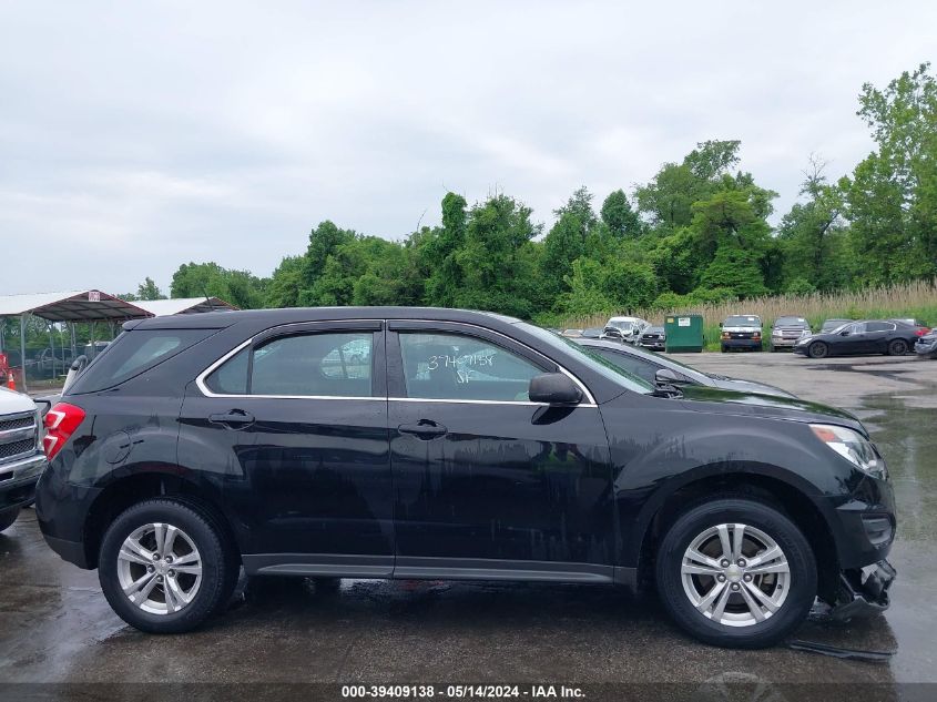 2016 Chevrolet Equinox Ls VIN: 2GNFLEEK2G6303623 Lot: 39409138