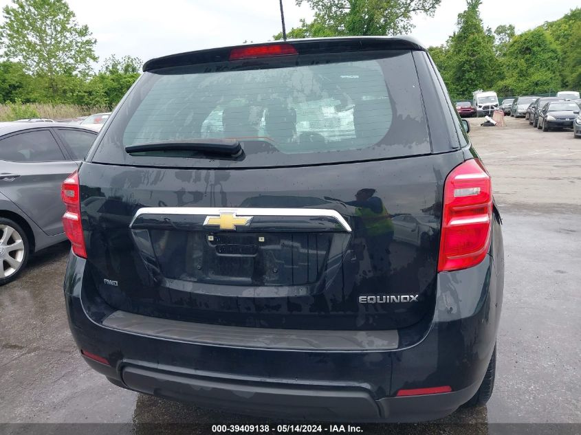 2016 Chevrolet Equinox Ls VIN: 2GNFLEEK2G6303623 Lot: 39409138