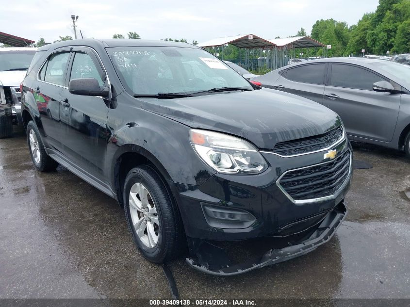 2016 Chevrolet Equinox Ls VIN: 2GNFLEEK2G6303623 Lot: 39409138