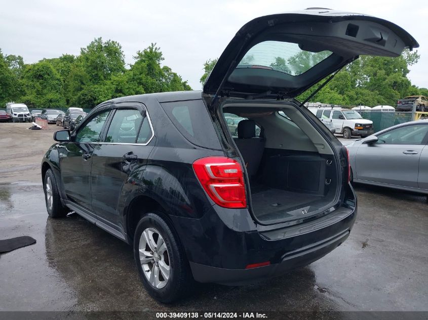 2016 Chevrolet Equinox Ls VIN: 2GNFLEEK2G6303623 Lot: 39409138