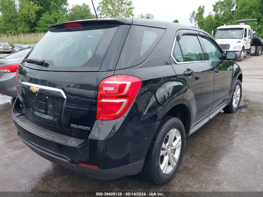 2016 Chevrolet Equinox Ls VIN: 2GNFLEEK2G6303623 Lot: 39409138