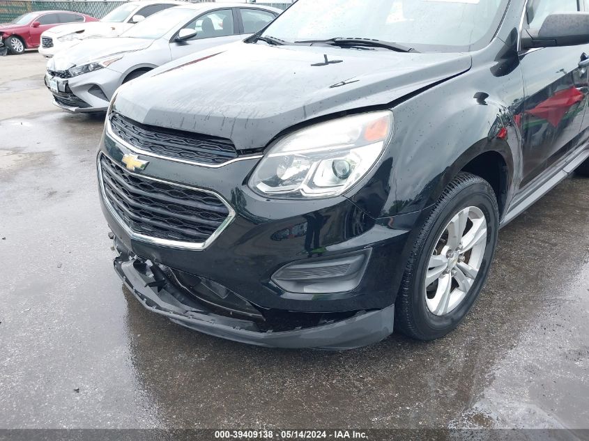 2016 Chevrolet Equinox Ls VIN: 2GNFLEEK2G6303623 Lot: 39409138