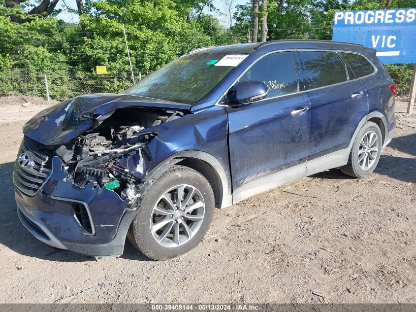 2018 Hyundai Santa Fe Se VIN: KM8SNDHF4JU262524 Lot: 39409144