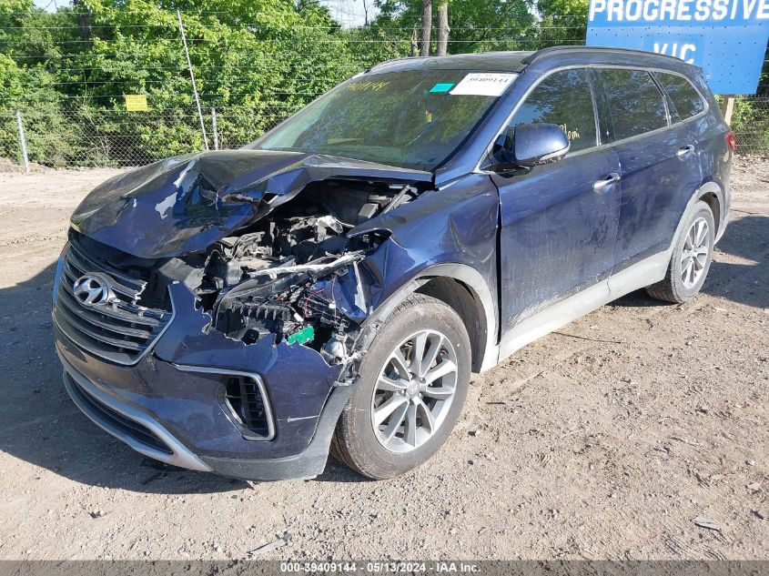 2018 Hyundai Santa Fe Se VIN: KM8SNDHF4JU262524 Lot: 39409144