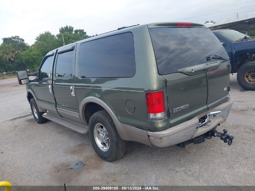 2000 Ford Excursion Limited VIN: 1FMNU42S9YEA38465 Lot: 39409150