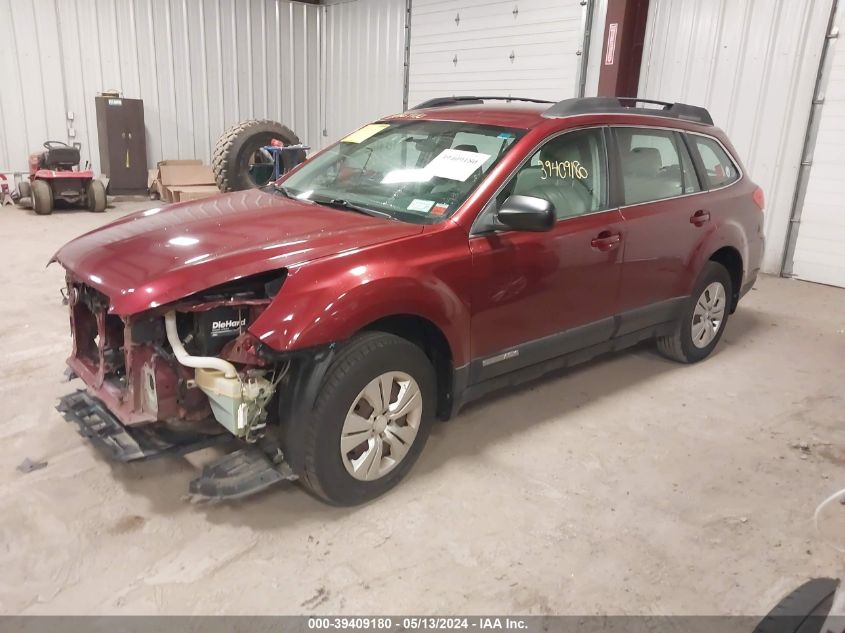 2011 Subaru Outback 2.5I VIN: 4S4BRBAC0B3419935 Lot: 39409180