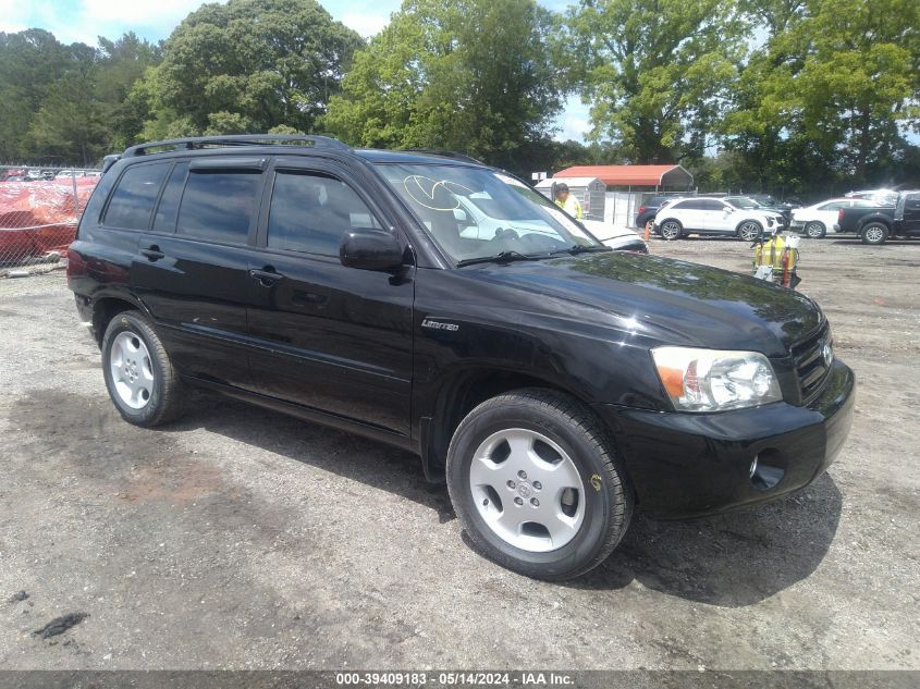 2004 Toyota Highlander Limited V6 VIN: JTEDP21A140021957 Lot: 39409183