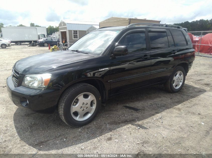 2004 Toyota Highlander Limited V6 VIN: JTEDP21A140021957 Lot: 39409183