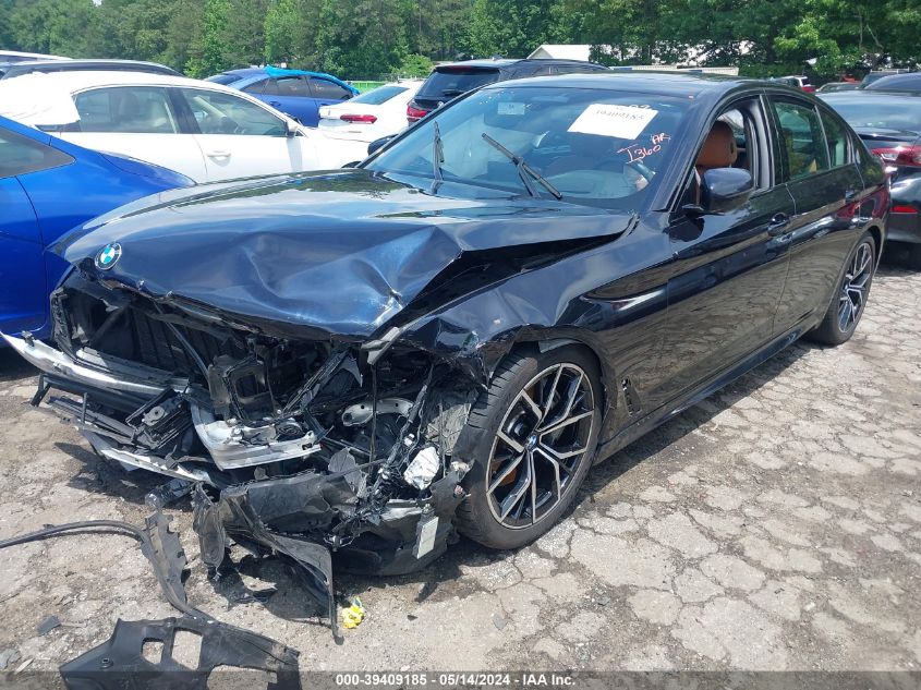 2021 BMW 540I VIN: WBA53BJ07MWW95777 Lot: 39409185