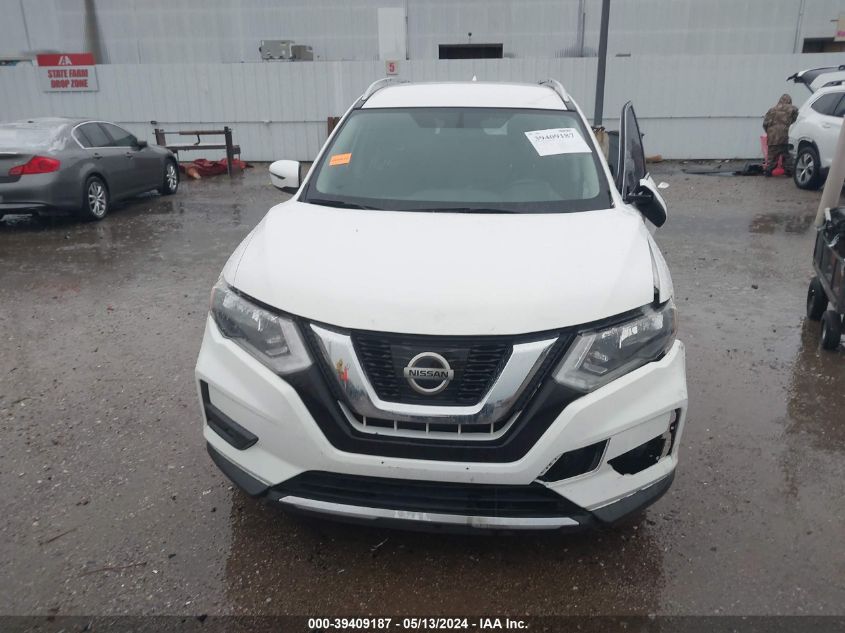 2017 Nissan Rogue Sv VIN: JN8AT2MT7HW154262 Lot: 39409187