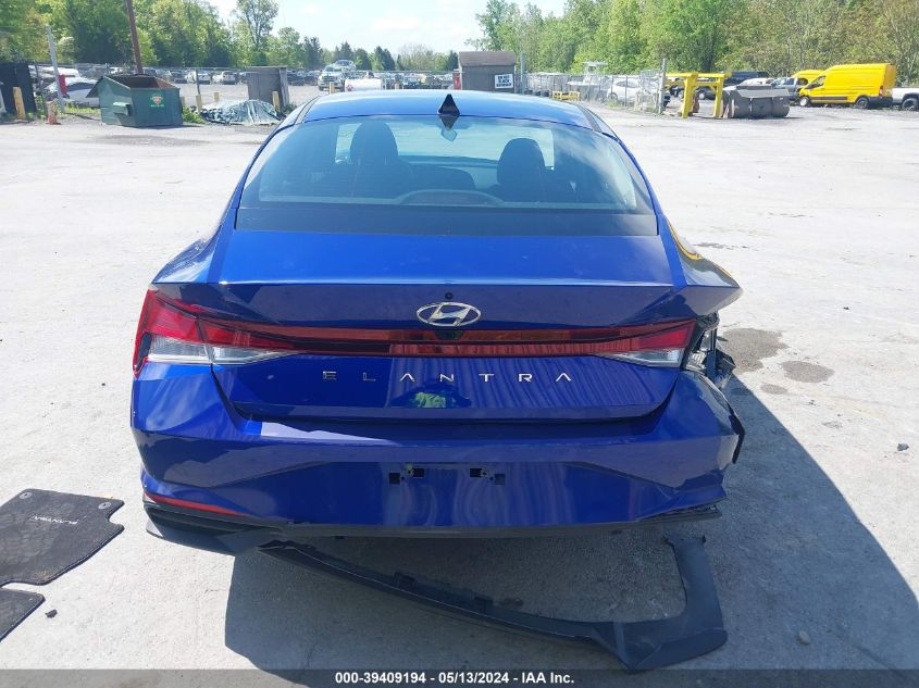 2022 Hyundai Elantra Sel VIN: KMHLS4AGXNU370586 Lot: 39409194