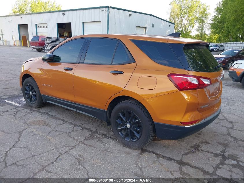 2018 Chevrolet Equinox Ls VIN: 2GNAXHEV0J6106371 Lot: 39409198