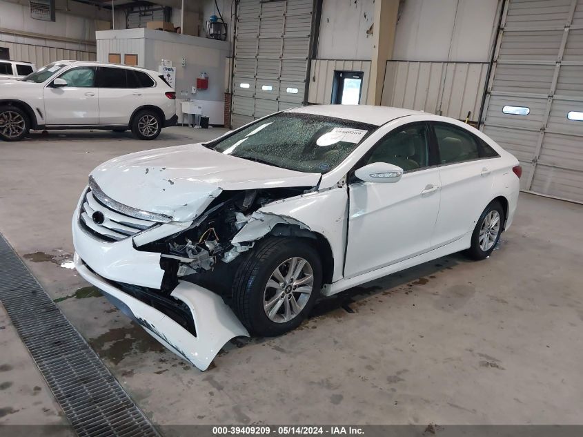 2014 Hyundai Sonata Gls VIN: 5NPEB4AC6EH935176 Lot: 39409209