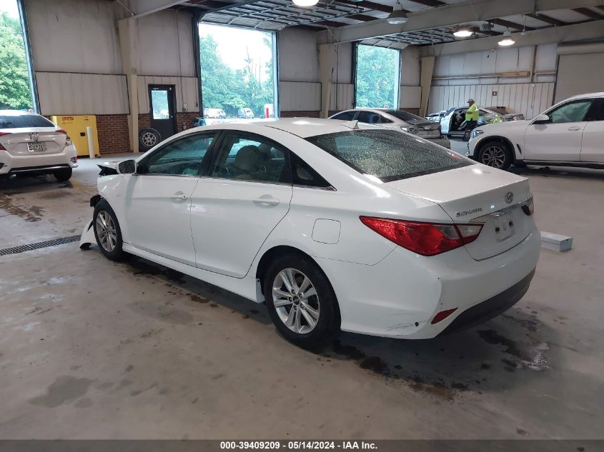 2014 Hyundai Sonata Gls VIN: 5NPEB4AC6EH935176 Lot: 39409209