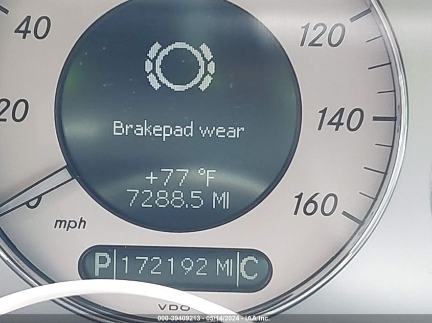 2007 Mercedes-Benz E 350 4Matic VIN: WDBUF87X07X218036 Lot: 39409213