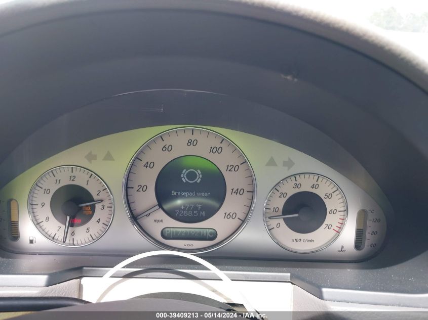 2007 Mercedes-Benz E 350 4Matic VIN: WDBUF87X07X218036 Lot: 39409213