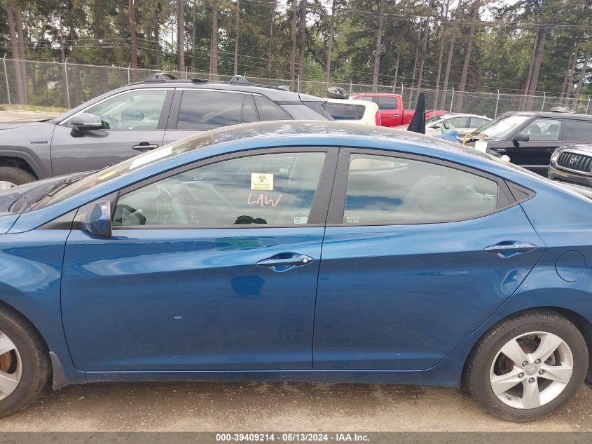 2013 Hyundai Elantra Gls VIN: KMHDH4AEXDU951571 Lot: 39409214