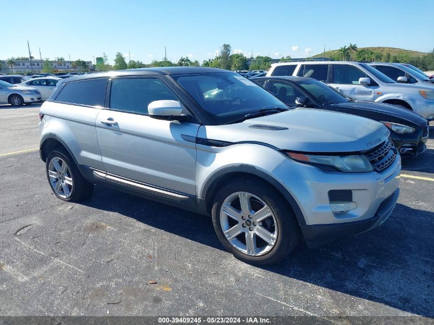 2013 Land Rover Range Rover Evoque Pure Plus VIN: SALVP1BGXDH707379 Lot: 39409245