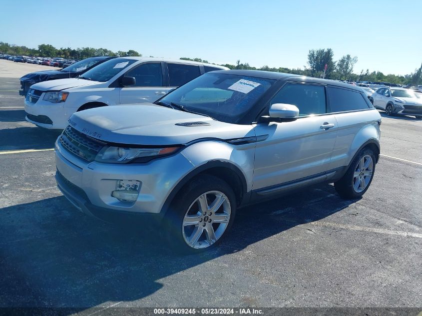 2013 Land Rover Range Rover Evoque Pure Plus VIN: SALVP1BGXDH707379 Lot: 39409245