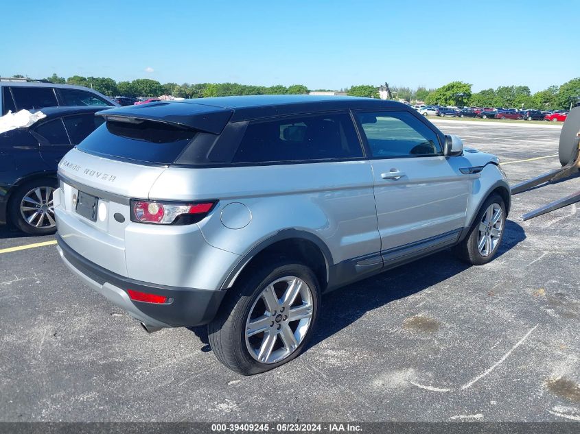 2013 Land Rover Range Rover Evoque Pure Plus VIN: SALVP1BGXDH707379 Lot: 39409245