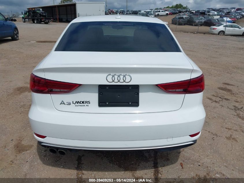 2018 Audi A3 2.0T Premium/Tech Premium VIN: WAUAUGFF0J1078574 Lot: 39409253