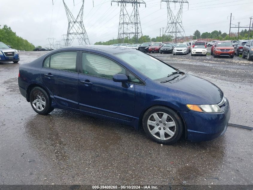 2007 Honda Civic Lx VIN: 2HGFA16527H507988 Lot: 39409265