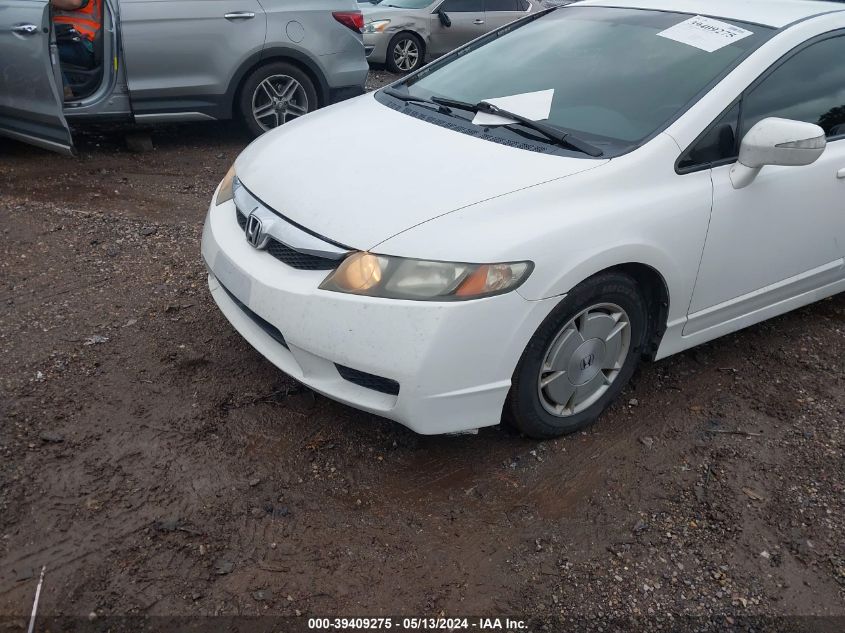 2010 Honda Civic Hybrid VIN: JHMFA3F21AS007819 Lot: 39409275