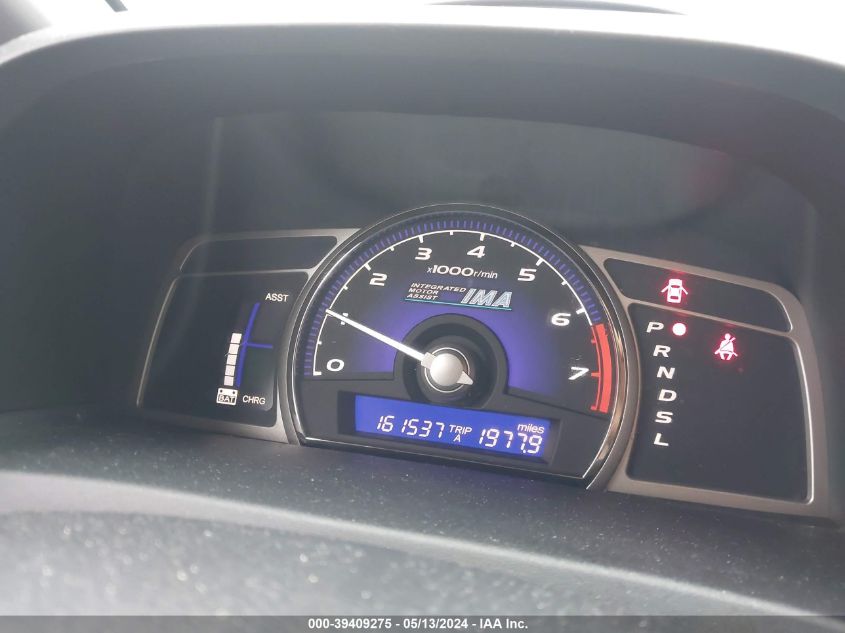 2010 Honda Civic Hybrid VIN: JHMFA3F21AS007819 Lot: 39409275