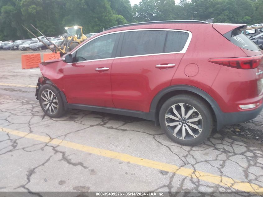 2018 Kia Sportage Ex VIN: KNDPN3ACXJ7406984 Lot: 39409276