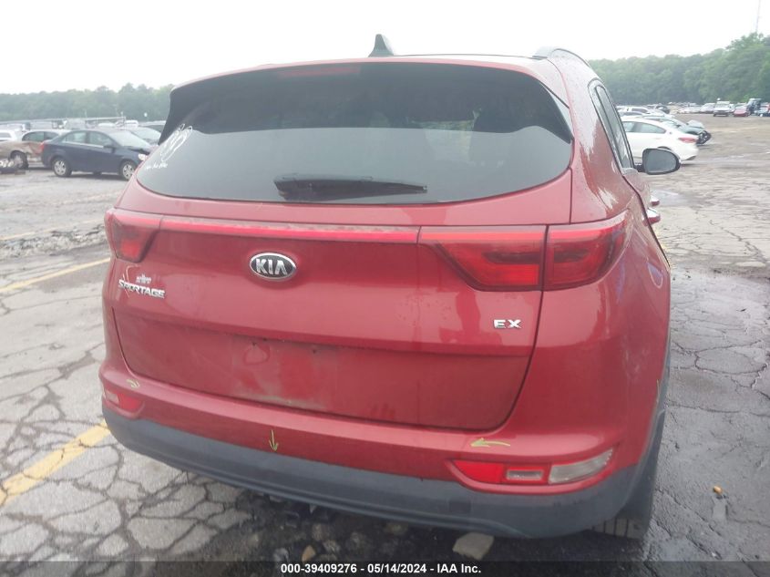 2018 Kia Sportage Ex VIN: KNDPN3ACXJ7406984 Lot: 39409276