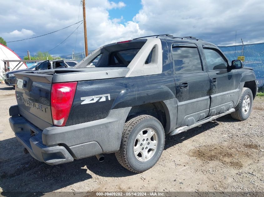 2006 Chevrolet Avalanche 1500 Z71 VIN: 3GNEK12Z36G104785 Lot: 39409282