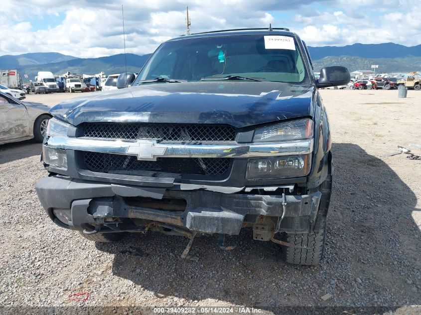 2006 Chevrolet Avalanche 1500 Z71 VIN: 3GNEK12Z36G104785 Lot: 39409282