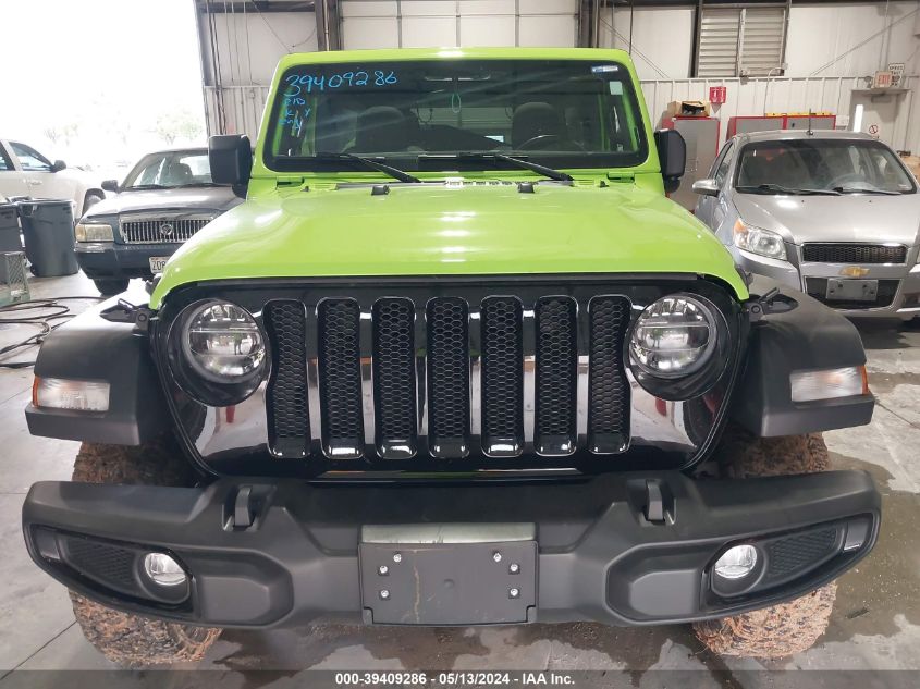 2021 Jeep Wrangler Unlimited Willys 4X4 VIN: 1C4HJXDN2MW801532 Lot: 39409286