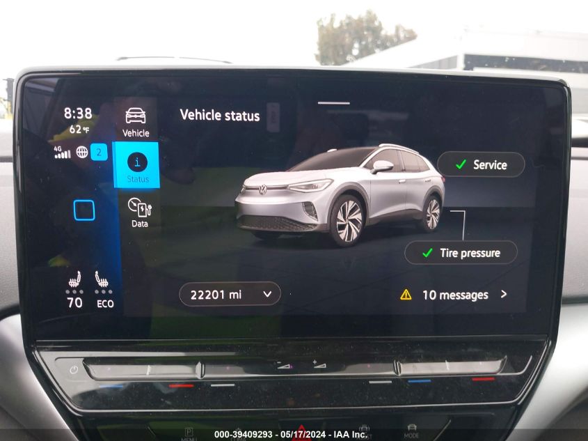 2022 VOLKSWAGEN ID.4 PRO S - WVGTMPE22NP045486