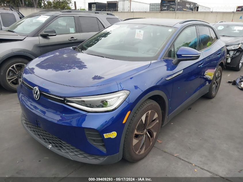 2022 VOLKSWAGEN ID.4 PRO S - WVGTMPE22NP045486